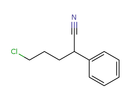 Molecular Structure of 1201-73-6 (Benzeneacetonitrile, a-(3-chloropropyl)-)