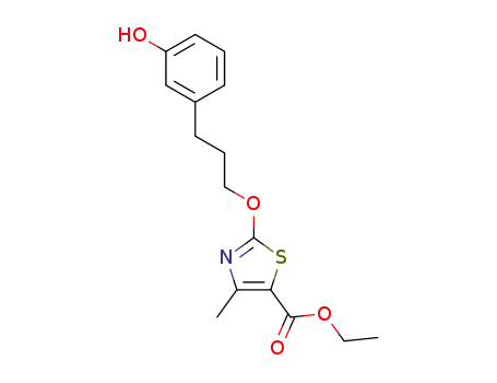 2-[3-(3-Hydroxy-phenyl)-propoxy]-4-methyl-thiazole-5-carboxylic acid ethyl ester