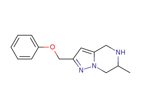 rac-6-methyl-2-phenoxymethyl-4,5,6,7-tetrahydro-pyrazolo[1,5-a]pyrazine