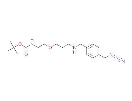2-(t-butoxycarbonylamino)ethyl 3-N-(4-(azidomethyl)benzyl)-aminopropyl ether