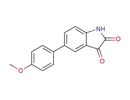 5-(4-METHOXYPHENYL)-1H-INDOLE-2,3-DIONE