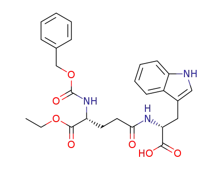 Molecular Structure of 1382326-14-8 (Cbz-D-Glu(D-Trp-OH)-O-Et)