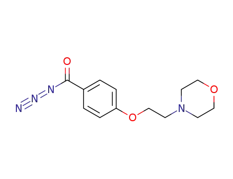4-(2-morpholinoethoxy)benzoyl azide