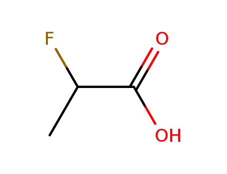 Molecular Structure of 6087-13-4 (2-FLUOROPROPIONIC ACID)