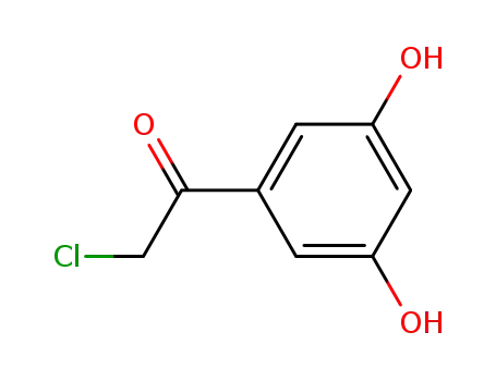 Molecular Structure of 39878-43-8 (Ethanone, 2-chloro-1-(3,5-dihydroxyphenyl)-)