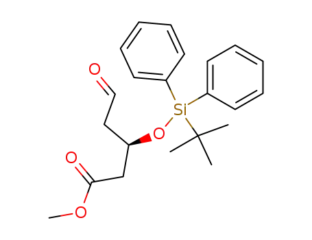 methyl (R)-3-tert-butyldiphenylsilyloxy-5-oxopentanoate