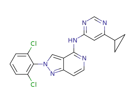 (6-cyclopropylpyrimidin-4-yl)-[2-(2,6-dichlorophenyl)-2H-pyrazolo[4,3-c]pyridin4-yl]-amine