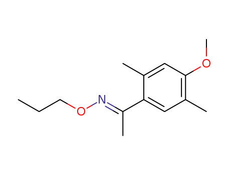 (E)-1-(4-methoxy-2,5-dimethylphenyl)ethanone-propyloxime