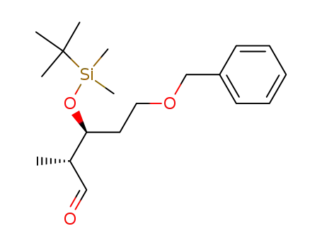 (2R,3S)-5-(benzyloxy)-3-(tert-butyldimethylsilyloxy)-2-methylpentanal