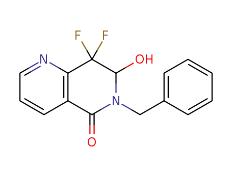 6-benzyl-8,8-difluoro-7,8-dihydro-7-hydroxy-1,6-naphthyridine-5(6H)-one