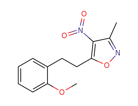 5-(2-methoxyphenethyl)-3-methyl-4-nitroisoxazole