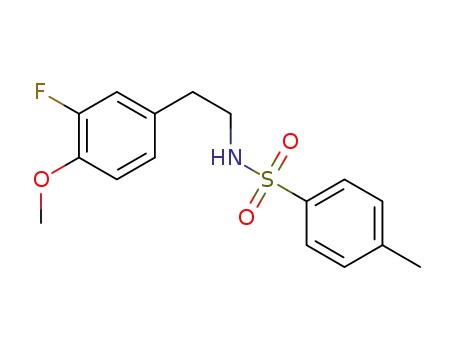 N-[2-(3-fluoro-4-methoxy-phenyl)-ethyl]-4-methyl-benzenesulfonamide