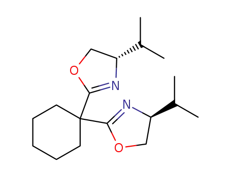 (S)-4,5-dihydro-2-(1-((S)-4,5-dihydro-4-isopropyloxazol-2-yl)cyclohexyl)-4-isopropyloxazole