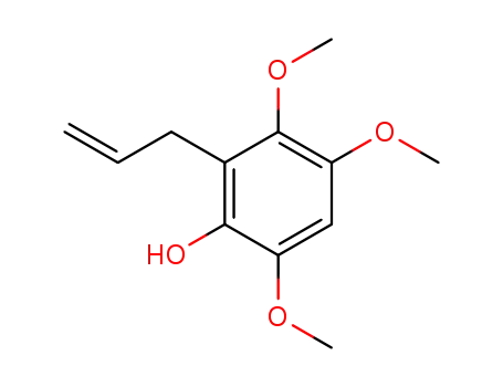 Molecular Structure of 359844-31-8 (2,4,5-trimethoxy-6-(2-propenyl)phenol)