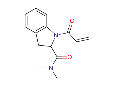 1-acryloyl-N,N-dimethylindoline-(2RS)-2-carboxamide