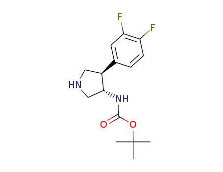 tert-butyl (3S,4R)-4-(3,4-difluorophenyl)pyrrolidin-3-ylcarbamate