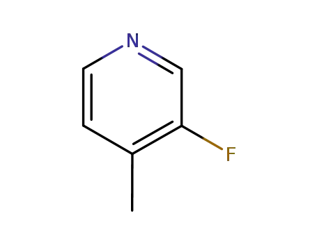 Molecular Structure of 399-88-2 (3-Fluoro-4-methylpyridine)
