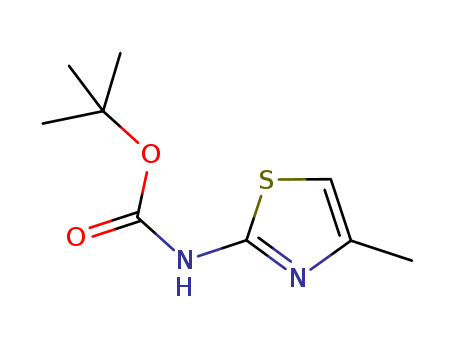 Carbamic  acid,  N-(4-methyl-2-thiazolyl)-,  1,1-dimethylethyl  ester