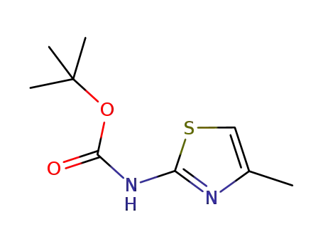 Carbamic  acid,  N-(4-methyl-2-thiazolyl)-,  1,1-dimethylethyl  ester