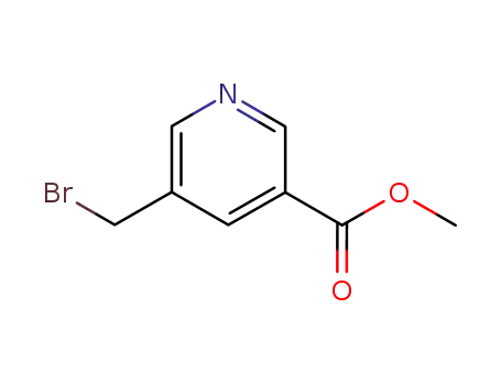 Molecular Structure of 877624-38-9 (methyl 5-(bromomethyl)nicotinate)