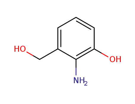 Molecular Structure of 18274-82-3 (2-Amino-3-hydroxybenzyl alcohol)