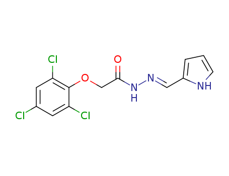 (2,4,6-Trichloro-phenoxy)-acetic acid (1H-pyrrol-2-ylmethylene)-hydrazide