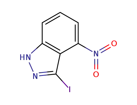 3-IODO-4-NITRO (1H)INDAZOLE