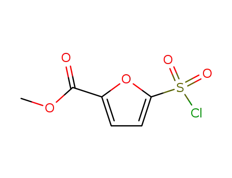 Molecular Structure of 69816-05-3 (METHYL 5-(CHLOROSULFONYL)-2-FUROATE)