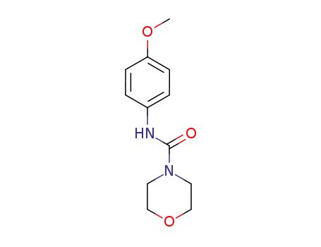 Molecular Structure of 95766-89-5 (morpholine-4-carboxylic acid (4-methoxyphenyl)amide)