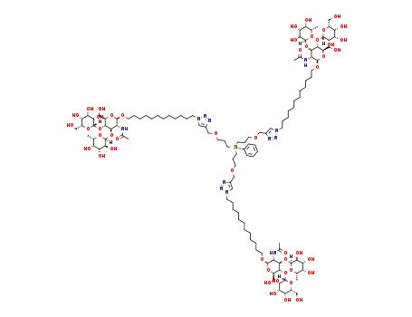 C<sub>120</sub>H<sub>206</sub>N<sub>12</sub>O<sub>48</sub>Si