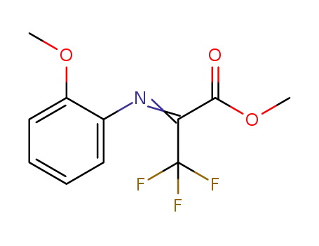 methyl 3,3,3-trifluoro-2-(2-methoxyphenylimino)propanoate