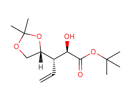 (2R,3S)-tert-butyl 3-((4R)-2,2-dimethyl-1,3-dioxolan-4-yl)-2-hydroxypent-4-enoate