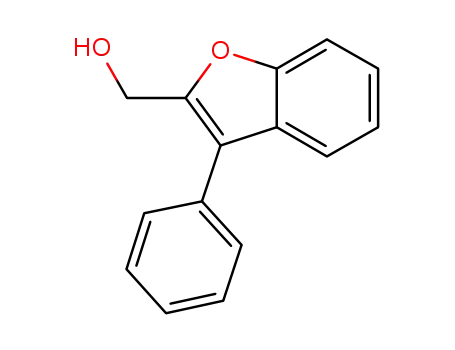 Molecular Structure of 856771-93-2 ((3-phenyl-1-benzofuran-2-yl)methanol)