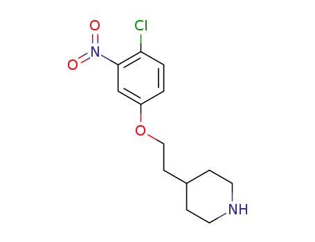 4-(2-(4-chloro-3-nitrophenoxy)ethyl)piperidine