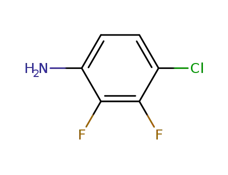 Molecular Structure of 878285-12-2 (2,3-Difluoro-4-chloroaniline)