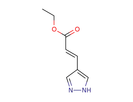 Molecular Structure of 1396722-63-6 ((E)-ethyl 3-(1H-pyrazol-4-yl)acrylate)