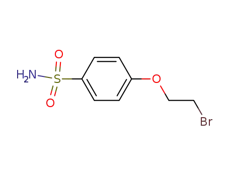 Molecular Structure of 125174-28-9 (4-(2-BROMOETHOXY)BENZENESULFONAMIDE)