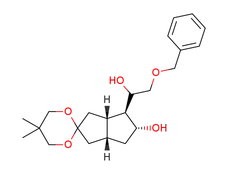 (3a'S,4'R,5'R,6a'R)-4'-(2-(benzyloxy)-1-hydroxyethyl)-5,5-dimethylhexahydro-1'H-spiro[[1,3]dioxane-2,2'-pentalen]-5'-ol