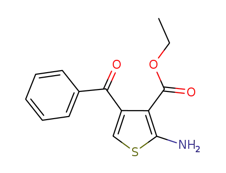 Molecular Structure of 1391029-93-8 (ethyl 2-amino-4-benzoylthiophene-3-carboxylate)