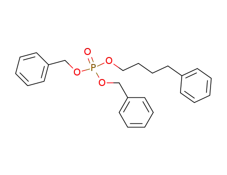 Molecular Structure of 136025-58-6 (4-phenylbutyl-dibenzylphosphate)