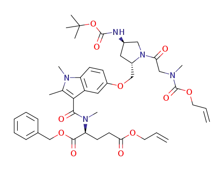 Molecular Structure of 1266100-22-4 (C<sub>44</sub>H<sub>57</sub>N<sub>5</sub>O<sub>11</sub>)