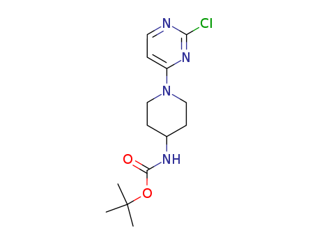 1-(2-CHLORO-PYRIMIDIN-4-YL)-PIPERIDIN-4-YL]-CARBAMIC ACID TERT-BUTYL ESTERCAS