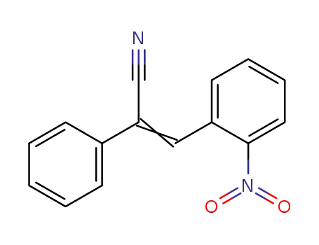 Molecular Structure of 19016-67-2 ((2Z)-3-(2-nitrophenyl)-2-phenylprop-2-enenitrile)