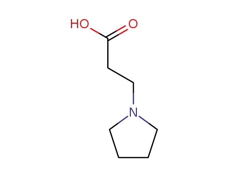 Molecular Structure of 76234-38-3 (3-PYRROLIDIN-1-YL-PROPIONIC ACID HCL)