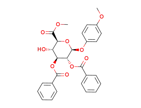 methyl (4-methoxyphenyl 2,3-di-O-benzoyl-β-D-glucopyranosid)uronate