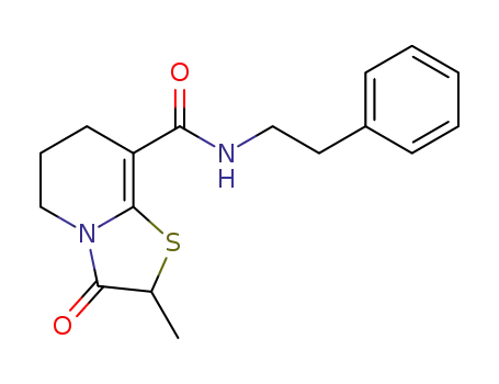 2-methyl-3-oxo-N-phenethyl-3,5,6,7-tetrahydro-2H-thiazolo[3,2-a]pyridine-8-carboxamide