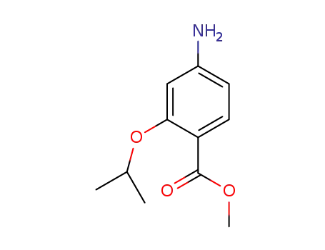 Benzoic acid, 4-amino-2-(1-methylethoxy)-, methyl ester