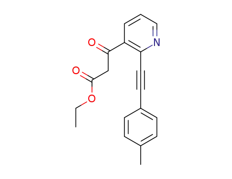 ethyl 3-oxo-3-(2-(p-tolylethynyl)pyridin-3-yl)propanoate