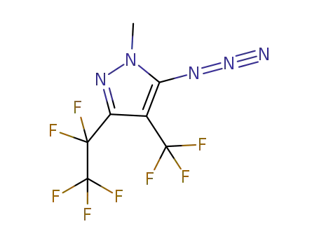 5-azido-1-methyl-3-(1,1,2,2,2-pentafluoroethyl)-4-(trifluoromethyl)pyrazole