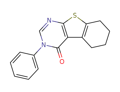 3-phenyl-5,6,7,8-tetrahydro-3<i>H</i>-benzo[4,5]thieno[2,3-<i>d</i>]pyrimidin-4-one